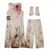 Silent Hill 2 Remake Piramidės Galvos Cosplay Kostiumas Vyriškas Helovino Vaidmenų Apranga XXL pilkšvai balta