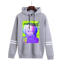 Cyberpunk: Edgerunners Rebecca Fleece Hoodie - Autumn/Winter 2022 Collection 3XL gray