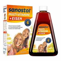 Sanostol Multivitaminai su geležimi 460ml
