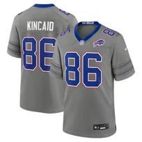NFL Buffalo Bills 17 Allen Football Jersey Embroidered Sports Shirt Men L blue