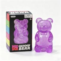 Schylling Needoh Skaidrus želė Guminukas Fidget žaislas Netoksiškas Daugiaspalvis Minkyti Tempti Nerimas Gydyti Atsipalaiduoti Stalo aksesuaras Dovana black