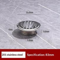 75-200mm Round 201 Stainless Steel Air Vent Grille Insect Protection Home Exterior Wall Ducting Ventilation Tools Exhaust Hoods