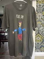 Pearl Jam Puppet Freak Tour Shirt 1994 vintage Size XL Unisex T-Shirt XL gray