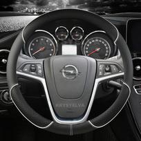 PU Odos Automobilio Vairo Dangtelis Opel Mokka 2013-2016 Opel Insignia 2009-2013 Astra J 2010-2015 Meriva Automobilio Aksesuarai balta