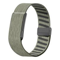 For Amazfit Helio Anti-Slip Outdoor Arm Band Stretchy Adjustable Nylon Bicep Strap Magnetic Breathable Sport Replacement Loop Armband gray