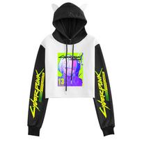 Cyberpunk: Edgerunners Rebecca Fleece Hoodie - Autumn/Winter 2022 Edition L white