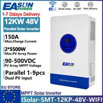 EASUN Power 6.5KW 4KW 2KW Hybrid Solar Inverter 48V 24V 12V 230V 120A Mppt Charge Controller Off Grid Pure Sine Wave With WIFI