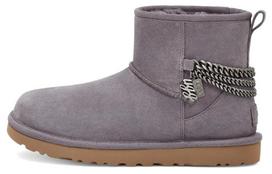 Women's Sneakers UGG Classic Mini Chains 'Purple Grey' Women's 37 gray
