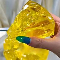 Taba Squishy Honey Cheese Stress Balls Sensory Fidget Toy Slow Rise Squeeze Toys For Kids And Adults Stress Relief Party Favors yellow