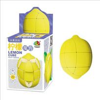 Fanxin Fruit 3X3X3 Magic Cube Apple Banana Lemon Educational 3X3 Cube Toys For Children Brain Teaser Brithday Christmas Gift yellow