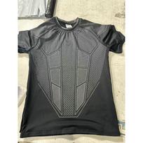 GYMSARK Onyx Mens Running Tight Short Sleeve T-Shirt Breathable Gym Workout Top L gray