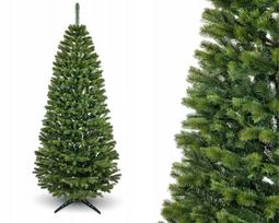 Dirbtinė žalia eglutė Erbis PE Slim, 250 cm, siaura