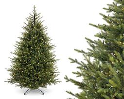 Dirbtinė eglė Erbis PE Premium LED, 230 cm, žalia