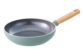 Greenpan 24cm Frying Smoky Blue Ceramic Free from Harmful Substances Pan, IH/Gas Compatible, [Mayflower], Coating, PFAS-Free, gray