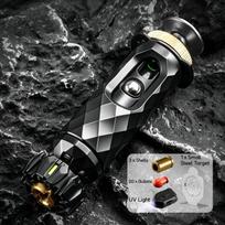 Metal Stress Relief Fidget Spinner One-Click Shell Ejection Launcher Adult Office Decompression Shooting Toy Cool Fidget Gadget gray