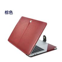 Slim PU Leather Laptop Case Cover MacBook Air 13.3 15 11 Inch Pro 13 14 16 - Black Brown 13.6 MacBook Air A2681/A3113/A3240 ruda