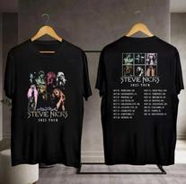 Stevie Nicks Live Concert Music Tour Dates 2026 Double Sided T-Shirt S black