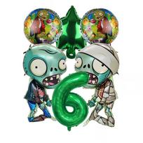Game Plants vs. Zombies Birthday Decoration Tableware Kit Happy Birthday Banner Balloons Party Favor Gifts Baby Shower Supplies
