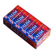 Falim Sugar-Free Chewing Gum Strawberry 100-Pack red