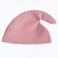 Long Pointed Gnome Hats Soft Pixie Headwear Funny Xmas Elf Hat  Renaissance Fair rožinė