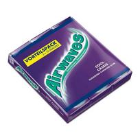 Wrigley Airwaves Sugar-Free Gum Cool Cassis 10-Pack X 3 Packs blue