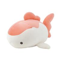 Ribheart Bolster Marshmallow Aqua Mie Goldfish (approx. 27cm total length) Plush Toy, Fluffy, 28211-25 beige