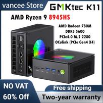 GMKtec K11 Mini PC AMD Ryzen 9 8945HS PC Gaming OCuLink DDR5 5600MHz  USB4 Dual 2.5G LAN