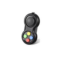 Fidget Controller Button Clicker Anxiety Add Adhd Ocd  Stress Reliever Toys Adults Kids Improve Focus Pass Time Gadgets black