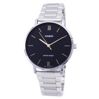 Casio Quartz MTP-VT01D-1B MTPVT01D-1B analoginis vyriškas laikrodis juoda
