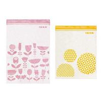 IKEA ISTAD plastic bags assorted colors 30 pieces 2016NEW (pink & yellow) geltona
