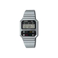 CASIO A100 A100WE 1A A100WE-1A Silver Strap gray