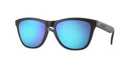 Sunglasses 0OO9245 Frogskins Matte Black One Size Prizm Sapphire Lightweight Sport [Oakley] Men's / blue