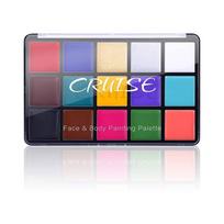 UCANBE Face & Body Paint Oil Professional 15 Color FX makiažo paletė blue