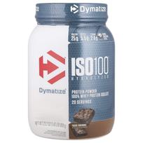 Dymatize, ISO100® Hydrolyzed, 100% Whey Protein Isolate, Fudge Brownie, 1.45 lb (660 g)
