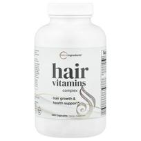 Plaukų vitaminų kompleksas, 240 kapsulių white
