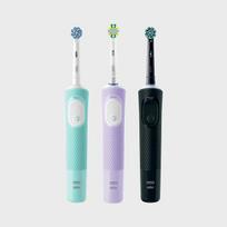 [Oral-B] Oral-B Electric Toothbrush D103 Vitality Pro (Lilac Mist/Mint Green/Black) D103 Cross Action Black (OD51) white