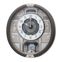 Seiko Clock Wall Quartz Musical Triple Selection 443 x 405 x 97 RE603N Clock, Clock, Clock, Analog, Melody, Gray, mm, pilka spalva