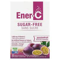 Ener-C, Vitamin C, multivitamin drink mix, sugar-free passion fruit, 1,000mg, 30 packs, 5.07g (0.2oz) each