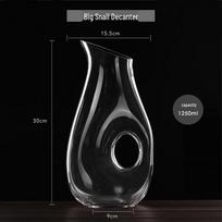 ZISIZ Snail Wine Decanter black