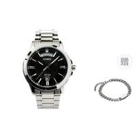 CASIO Vyriškas Juodas Laikrodis MTP-1381D-1A- Black black