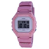 „Casio Youth“ skaitmeninis dervos kvarcinis laikrodis W-218HC-4A W218HC-4 pilka