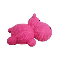 Kali Latex Hippo Dog Toy 12cm, Mixed Colors, 1 Piece pink