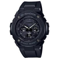 Casio G-SHOCK GST-W300G-1A1JF [G-SHOCK G-STEEL radijo bangų saulės spindulių vidutinio dydžio] apvalus laikrodis, juodas