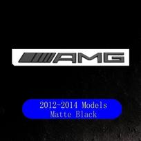 AMG Logo Car Tail Trunk Auto Emblem Sticker Accessories For Mercedes Benz Brabus Smart Maybach W204 GLC CLA W205 W203 W206 W108 gray