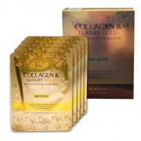 Luxury 24K Gold Hydrogel Mask Pack (5 Sheets) beige