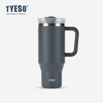 Tyeso Ae Vakuuminis Termosas Su Rankena Kelionei Ir Biuro Naudojimui Gray,900ml gray