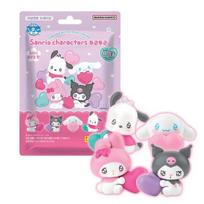 Kyarayu Figure Collection Sanrio Character Exciting Bath Salt Fresh Floral Scent, 2 Pieces, 18g gray