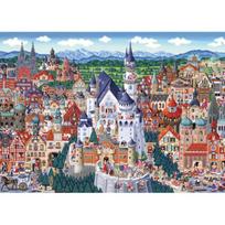 2000 Piece Jigsaw Puzzle - German Attractions Collection, popular Korean puzzle gray