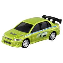 TAKARA TOMY Tomica Premium unlimited 01 Fast Furious Mitsubishi Lancer Evolution VII & black