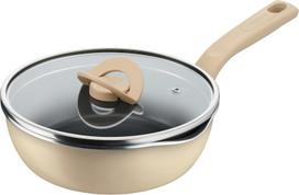 Tefal Gili keptuvė 22cm IH Dujoms Suderinama keptuvė viename Vanilės smėlio spalvos G17825  Puodas ir daugiafunkcinė keptuvė beige